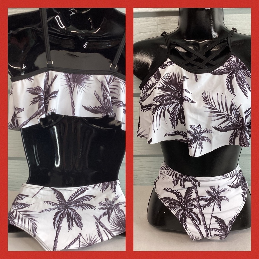 Little girls two-piece swimsuit. 9 - Picture 4 of 5